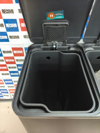 Cubo de basura de cocina SONGMICS 2x30 L con pedal y cierre suave