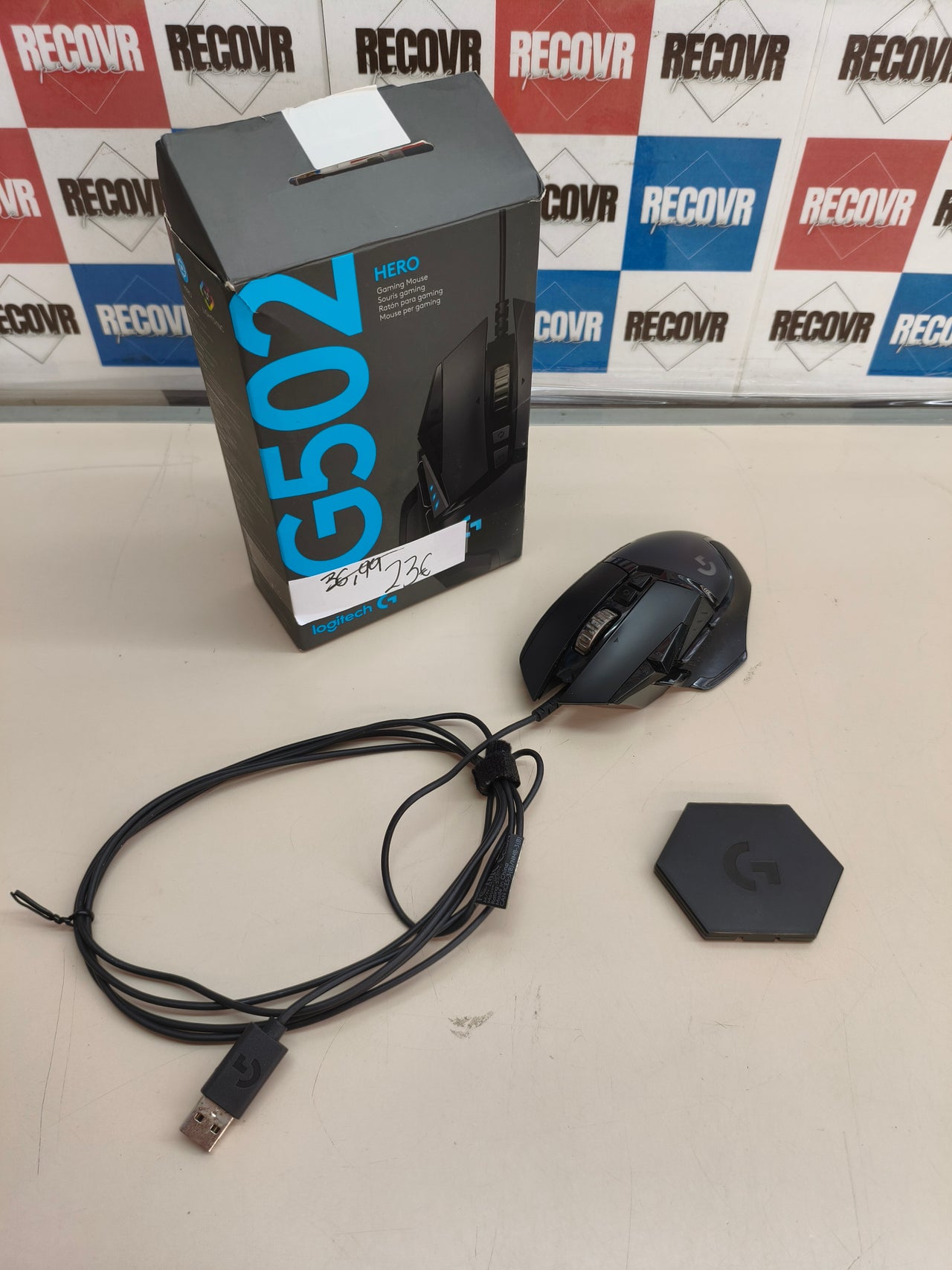 Ratón gaming Logitech G502 HERO con sensor 25K