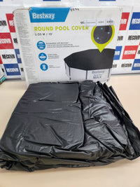Thumbnail for Funda de piscina PVC-Abdeckplane Ø 305 cm, schwarz, rund Bestway