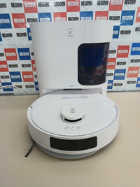 Robot aspirador y fregona con base autovaciado Ecovacs