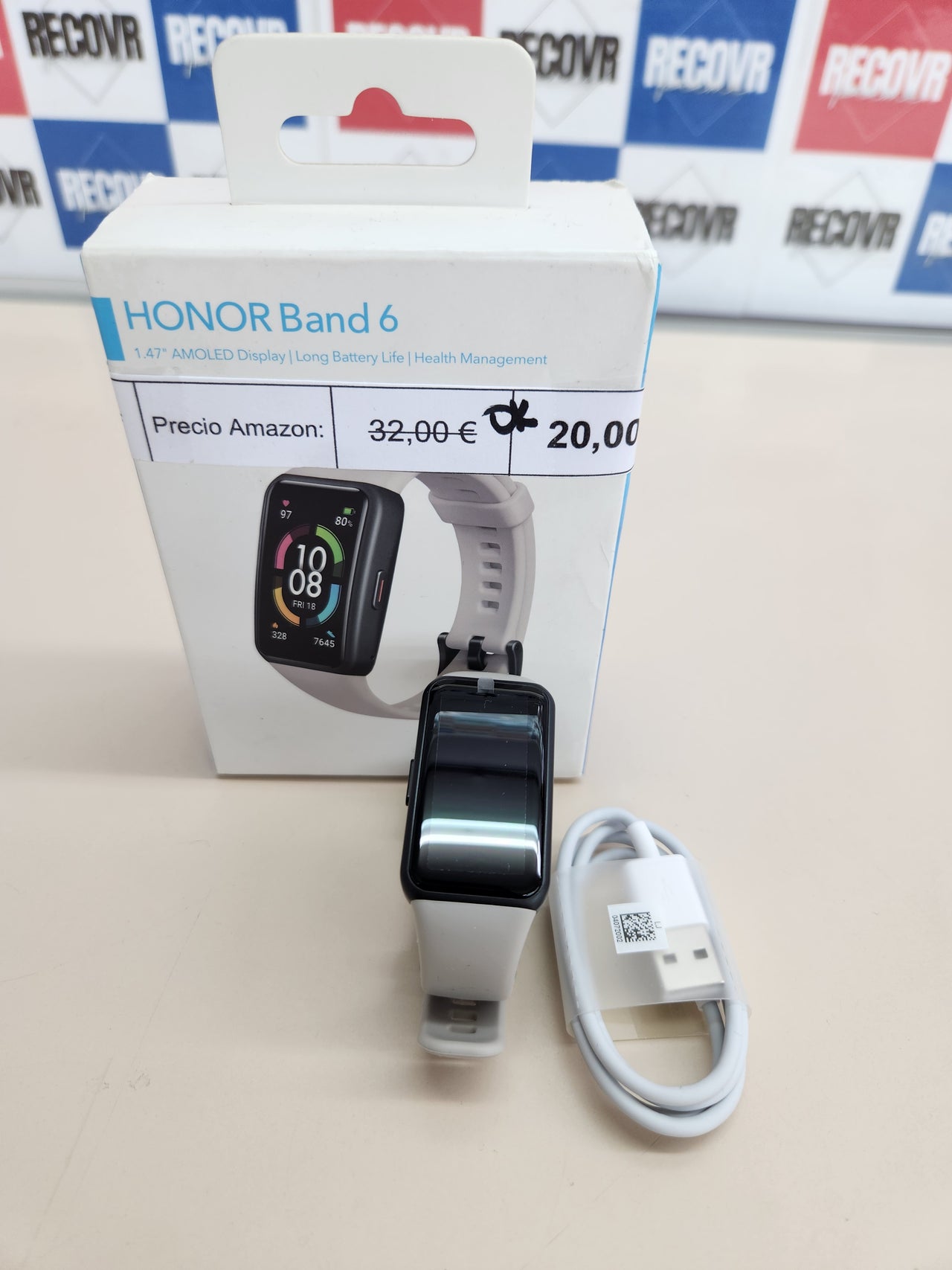 Pulsera Actividad Honor Band 6 Gris Arena