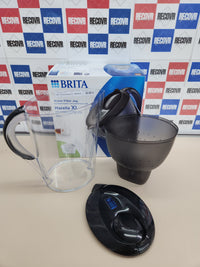 Jarra Filtro Agua2.4L Marella  jarra adaptable al frigorífico con LTI digital y tapa abatible que reduce cloro, cal e impurezas.BRITA