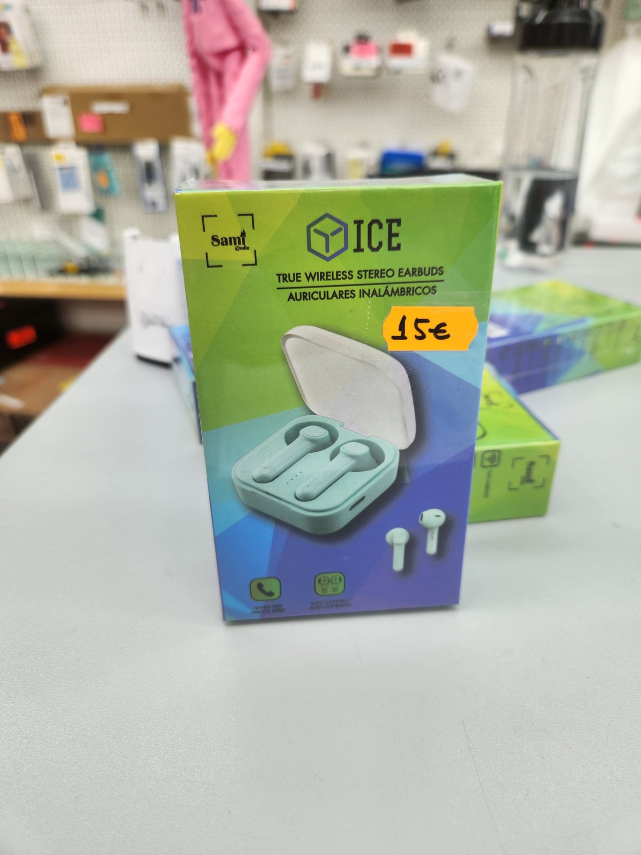 Auriculares BT TWS ICE Verde RS-12422
