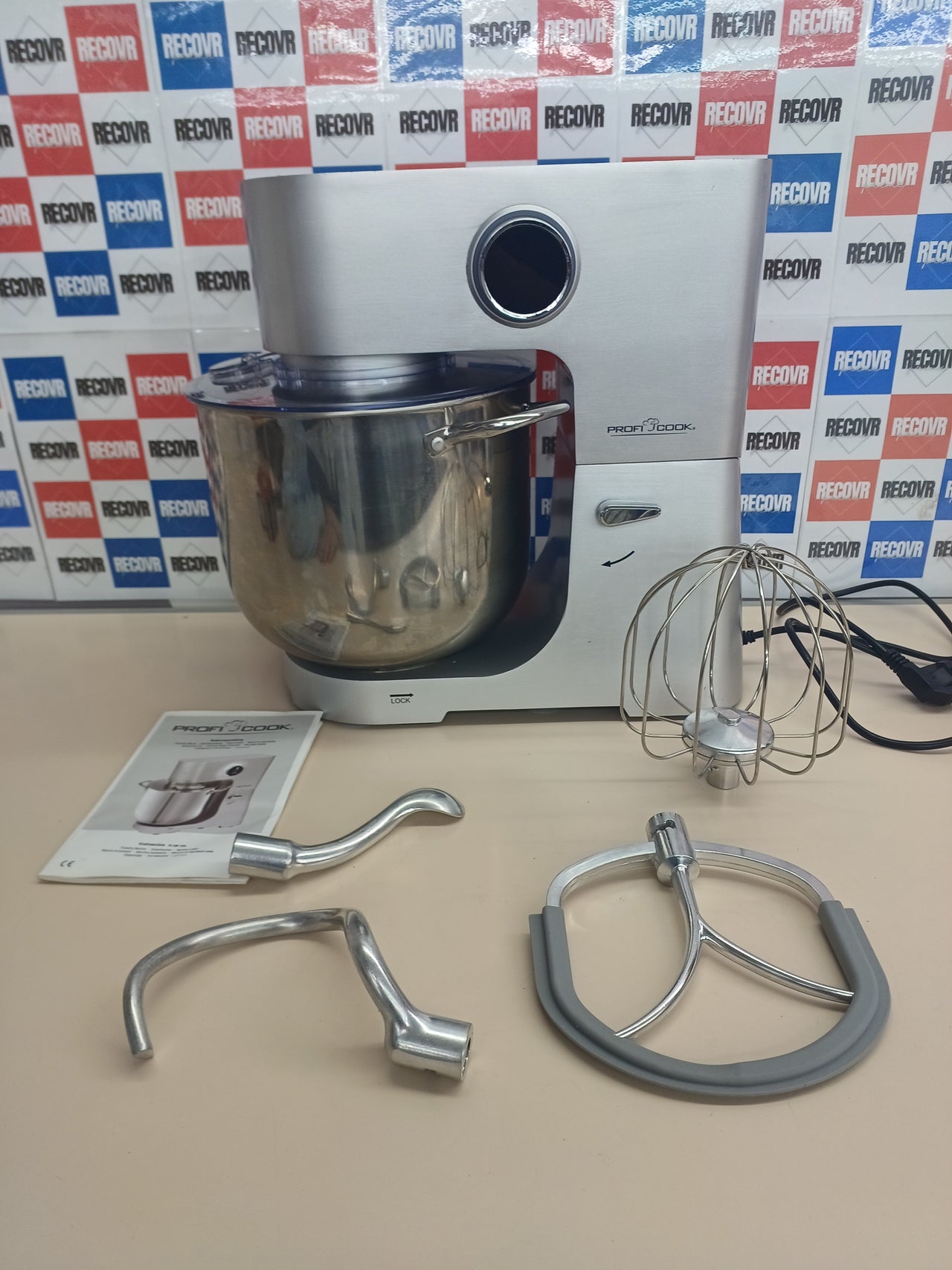 Amasadora 2500W | XXL | 12L bol  hasta 8,5 kg ProfiCook®