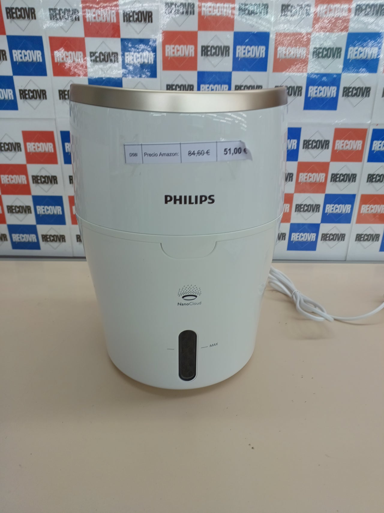 Humidificador 2 L NanoCloud silencioso – Philips