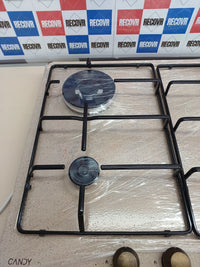 Thumbnail for Placa de gas 4 fuegos acero avena Candy Classic