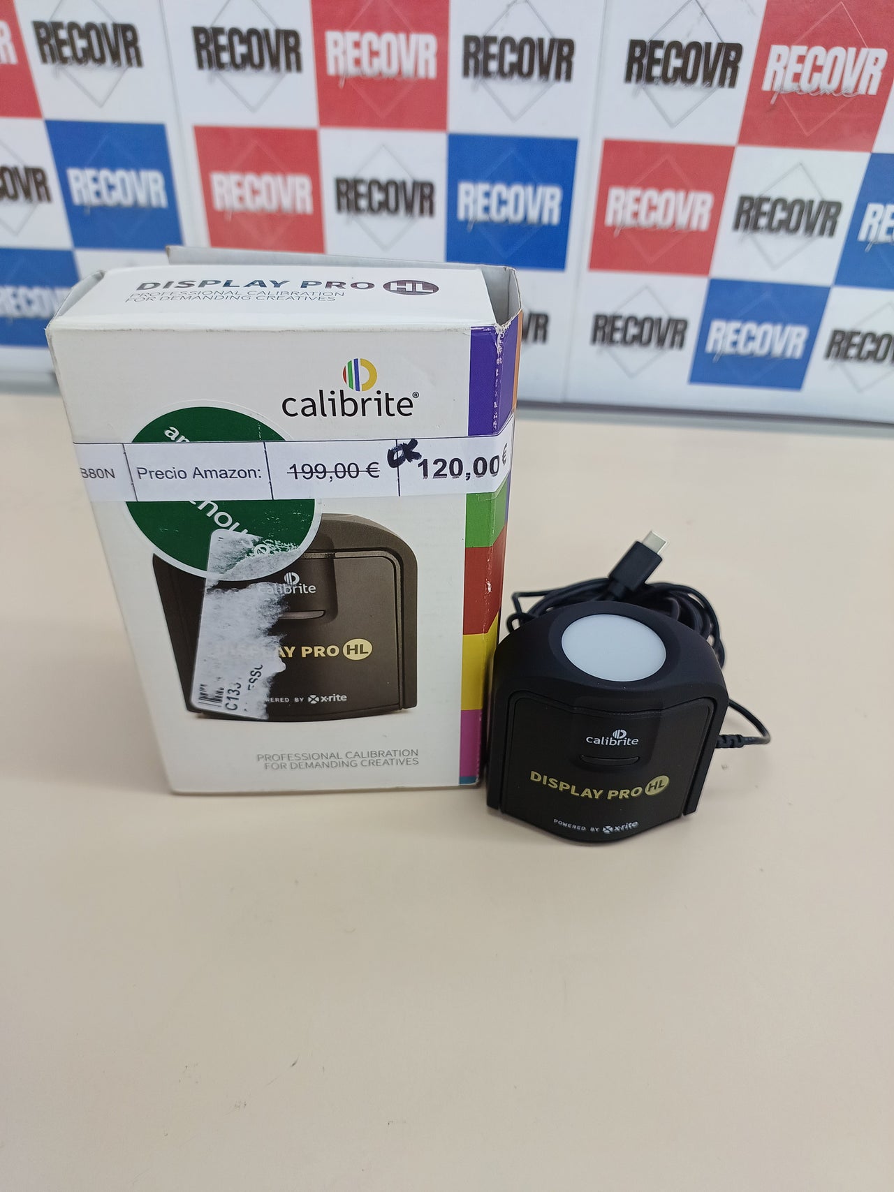 Dispositivo profesional  calibración color Calibrite Display Pro HL