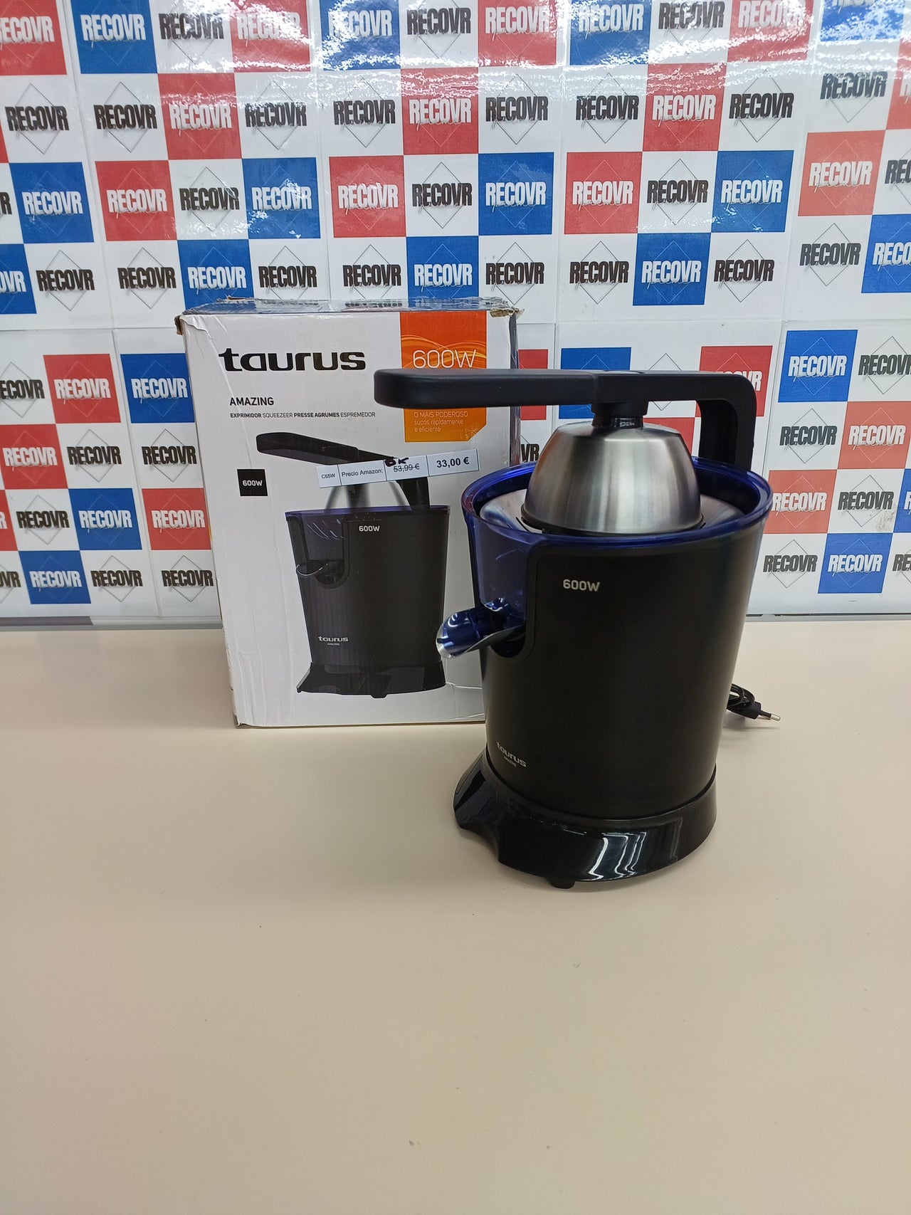 Exprimidor Eléctrico Taurus SQ601X 0,65L Acero