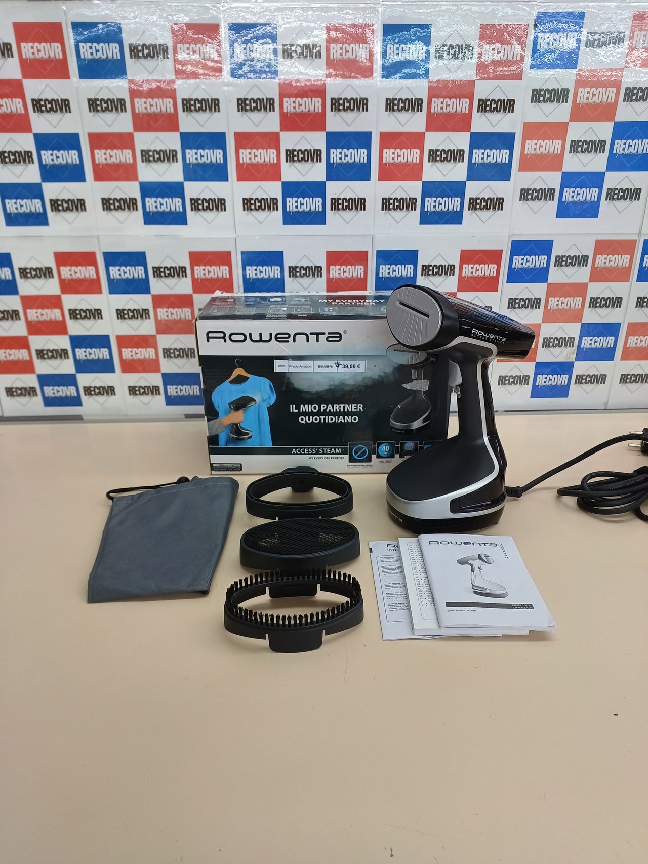 Plancha Vertical Rowenta Access Steam+ DR8150 1600W