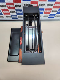 Raclette Cheese&Grill 60oW 6000 Black. Potencia, Función Grill, Acabado Acero INOX, Termostato Regulable, 2 espátulas de Madera, Parrilla Superior Antiadherente Cecotec