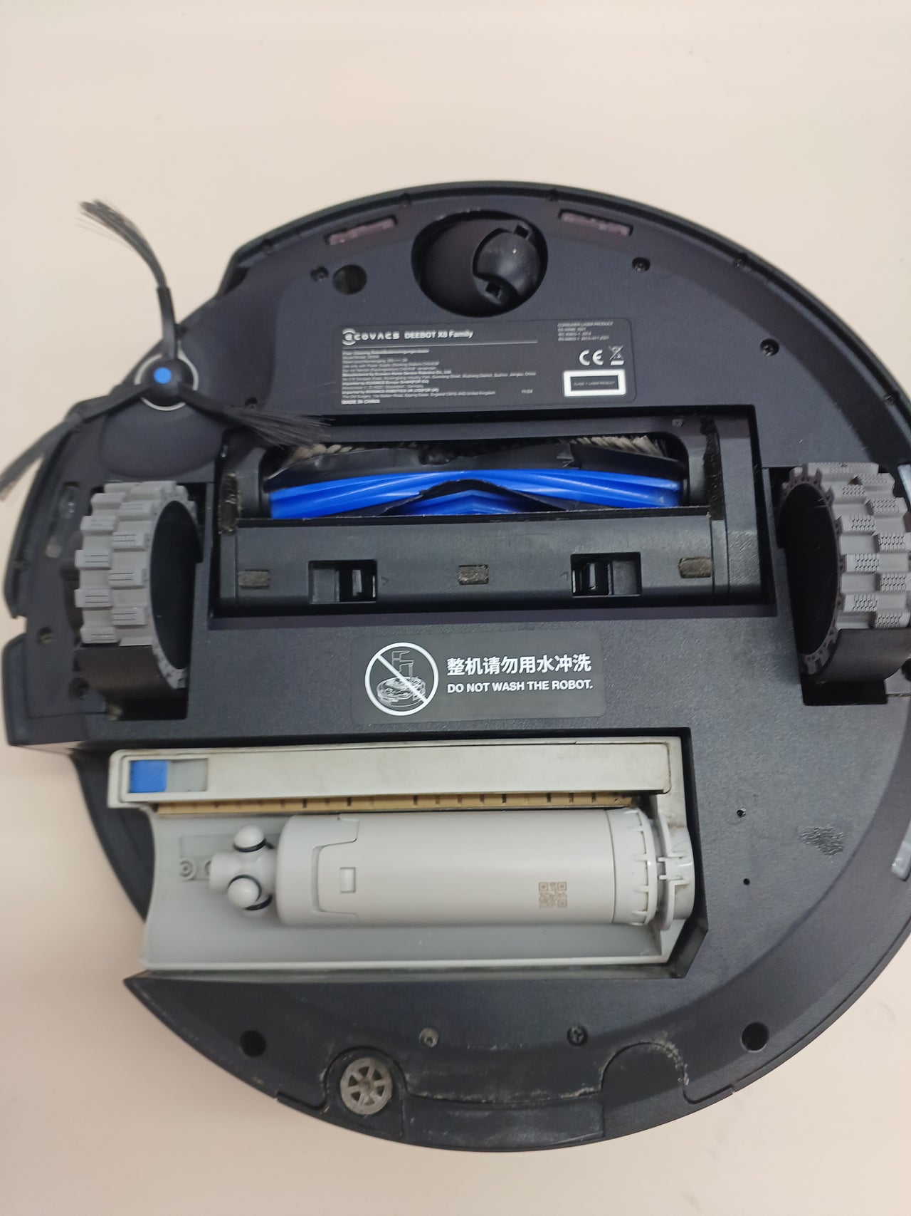 Robot aspirador 18000 Pa fregona agua caliente 75 °C Ecovacs